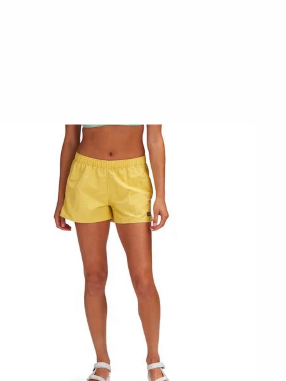 Yellow Women's Patagonia Barely Baggies 2.5in short
